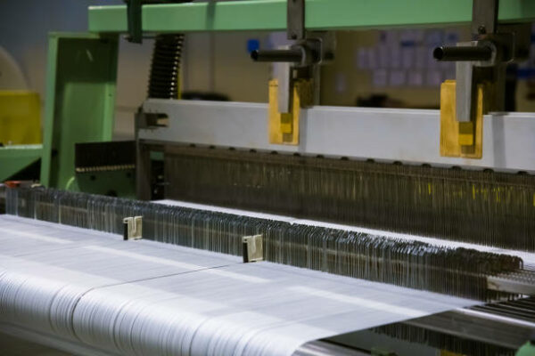 Looms are used to make fabric on an industrial scale